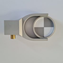 Profiler target in holder, for Leica-socket